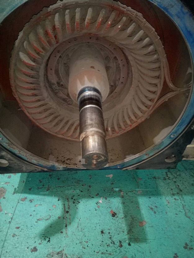 運行了10年的東元630KW電機保養(yǎng)